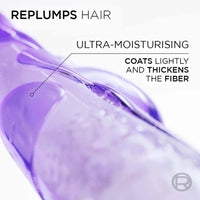 L’Oréal Paris Moisture Filling Shampoo, With Hyaluronic Acid, For Dry & Dehydrated Hair, Adds Shine & Bounce, Hyaluron Moisture 72H, 340Ml