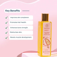 Little Rituals SWEET ALMOND (BADAM OIL) Baby Massage Oil and Hair oil, Cold Pressed and Certified ORGANIC with SWISS Plant Actives. Dermatologist Tested by Pediatrics, Mild & Gentle & Safe (200 ML)
