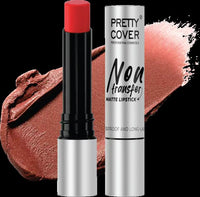PRETTY COVER Non-Transfer Matte Lipstick | Long-Lasting, Smudge-Proof & Waterproof | Intense Color Payoff with Lightweight Formula for All-Day Wear (BRIDAL RED)