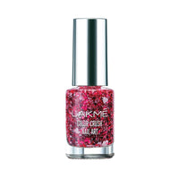 Lakmé Color Crush Shimmery Finish Nailart, G9, 6Ml And Lakmé Color Crush Nailart, M5 Burgundy, 6 Ml