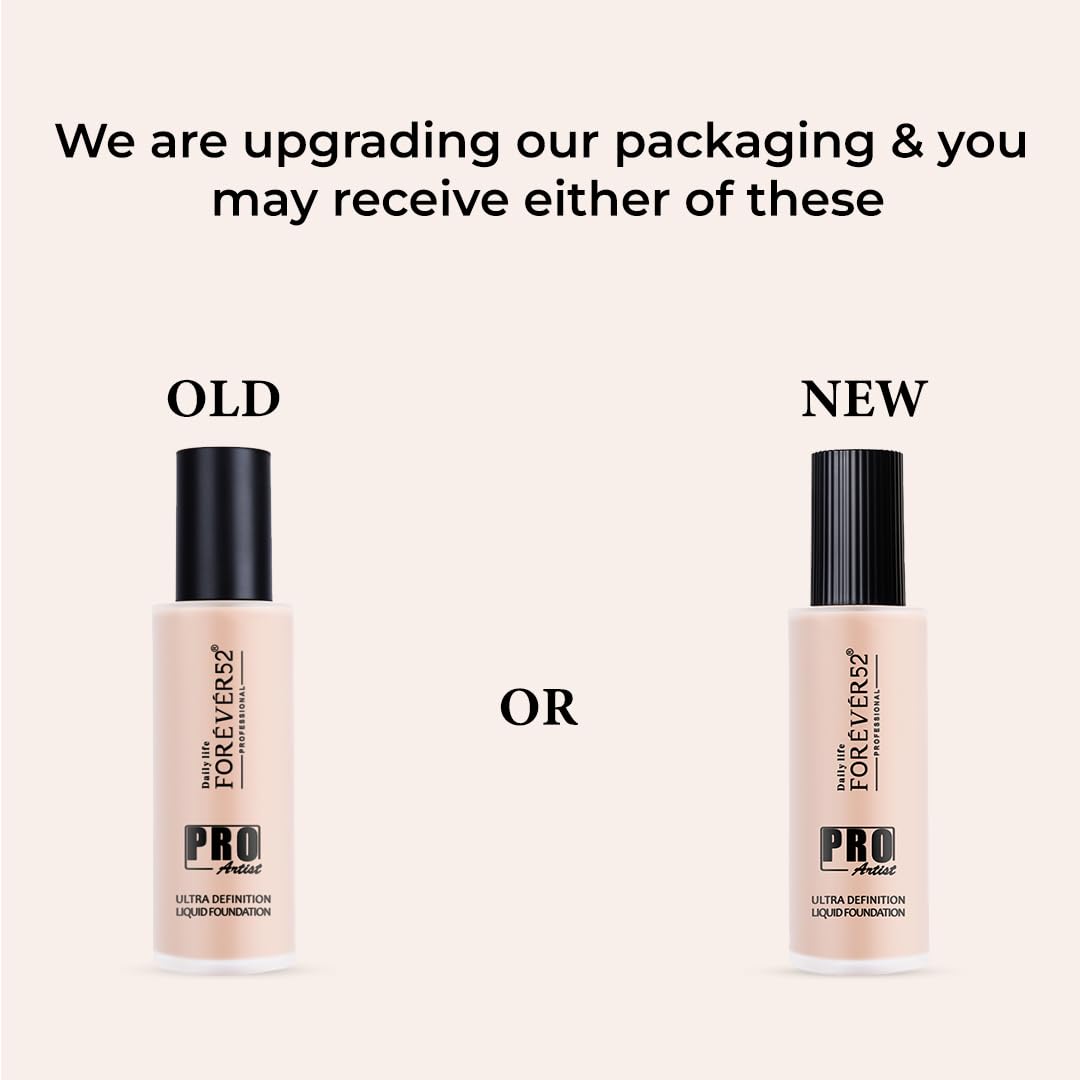 Daily Life Forever52 Pro Artist Ultra Definition Liquid Foundation-60Ml(Milk Cake-03,Fair To Mediium Skin Tone)Matte & Poreless Long-Lasting Full Coverage For Women