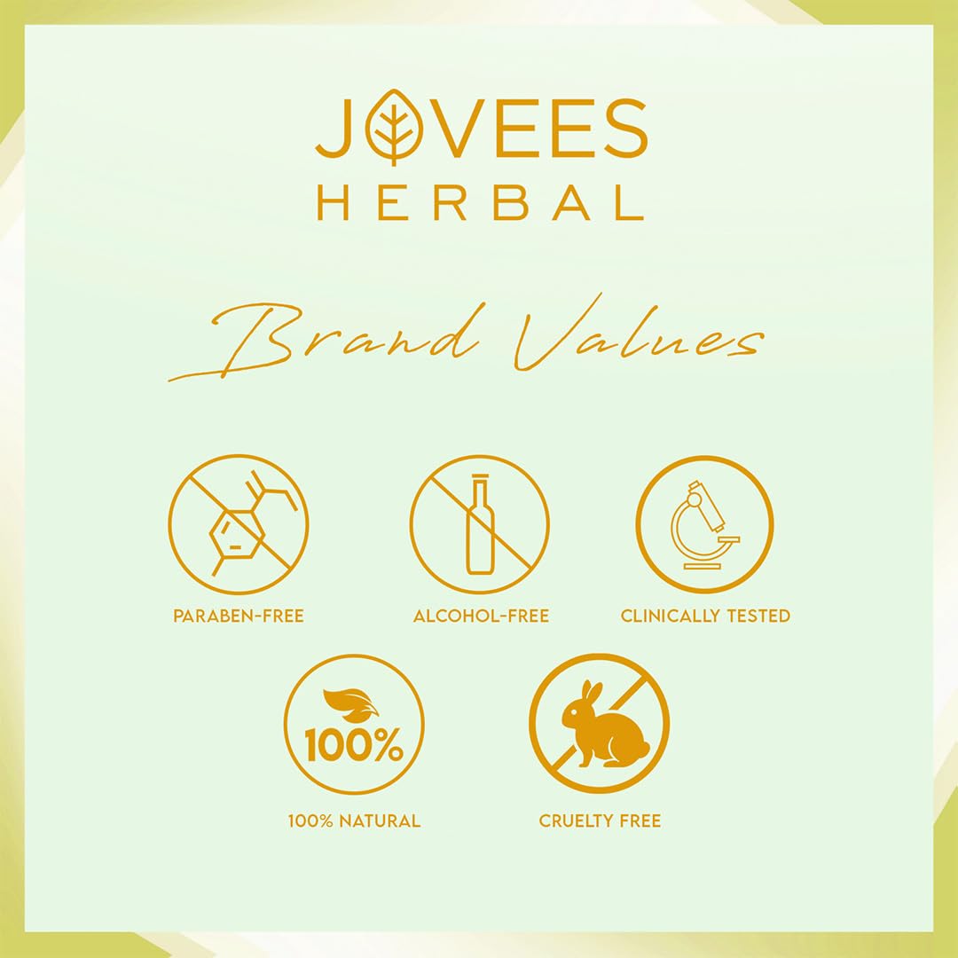 Jovees Herbal Hair Serum Grape Seed and Almond | For Frizzy Hair | Prevents Hairfall | For Men & Women (60ml)