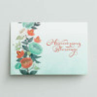 Dayspring - Happy Anniversary - 4 Design Assortment with Scripture - 12 Boxed Floral Cards and Envelopes (18561) (Pack of 2) 12 Count (Pack of 2)