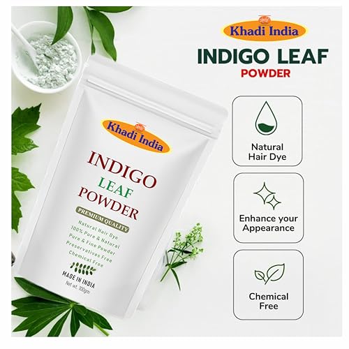 Khadi 100% Pure Indigo Powder for black Hair (200 grams)