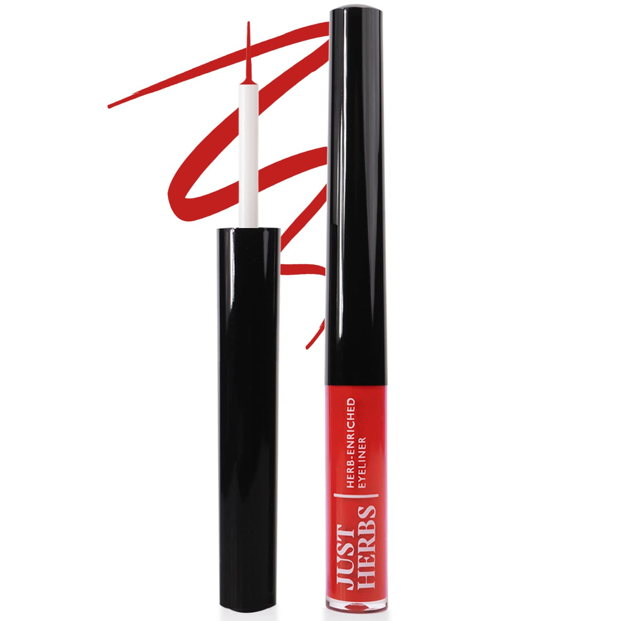 Just Herbs Waterproof And Smudge Proof Eyeliner Long Lasting Liquid Eyeliners 2.5G & Eyeliner Waterproof And Smudge Proof, Long Lasting Eyeliners 2.5G (Smoky Charcoal), Multi, Matte Finish