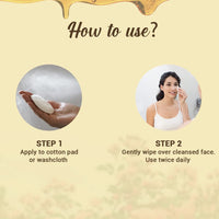 Biotique Honey Water Pore Tightening Brightening Toner With Himalayan Waters|Maintains Ph Balance|Moisturized And Hydrated Skin|100% Botanical Extracts|Suitable For All Skin Types|120Ml,Pack of 4