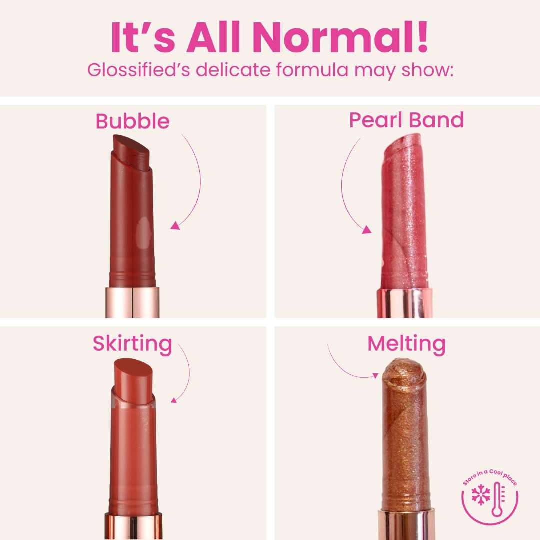 Typsy Beauty Glossified Lip Plumer (Cherry Blossom with Shimmer) | 3-in-1 | Hydrating & Nourishing Lip Balm | Instant Fullness with Lip Plumper | High Shine Lip Gloss | Formulated In Korea | 2.6gm