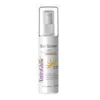 NutriGlow Sunscreen Lotion SPF 40 & PA+++, sulphate Free, 120 and NutriGlow NATURAL'S Advanced Pro Formula Wine Facial Cleanup Kit 60 GM