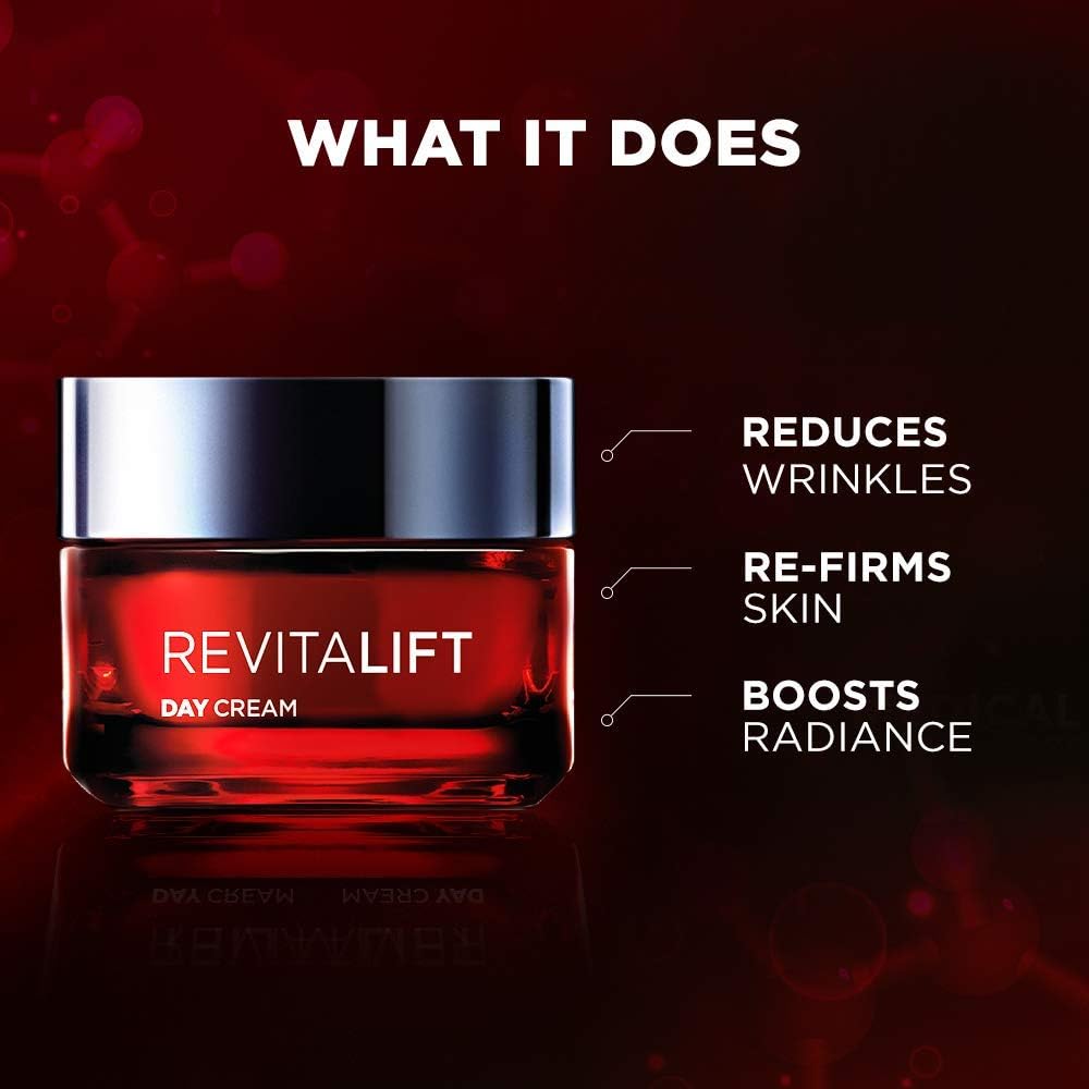 L'Oreal Paris Anti-Ageing Revitalift Laser Renew Advanced Rejuvenating Day Moisturiser, 50Ml