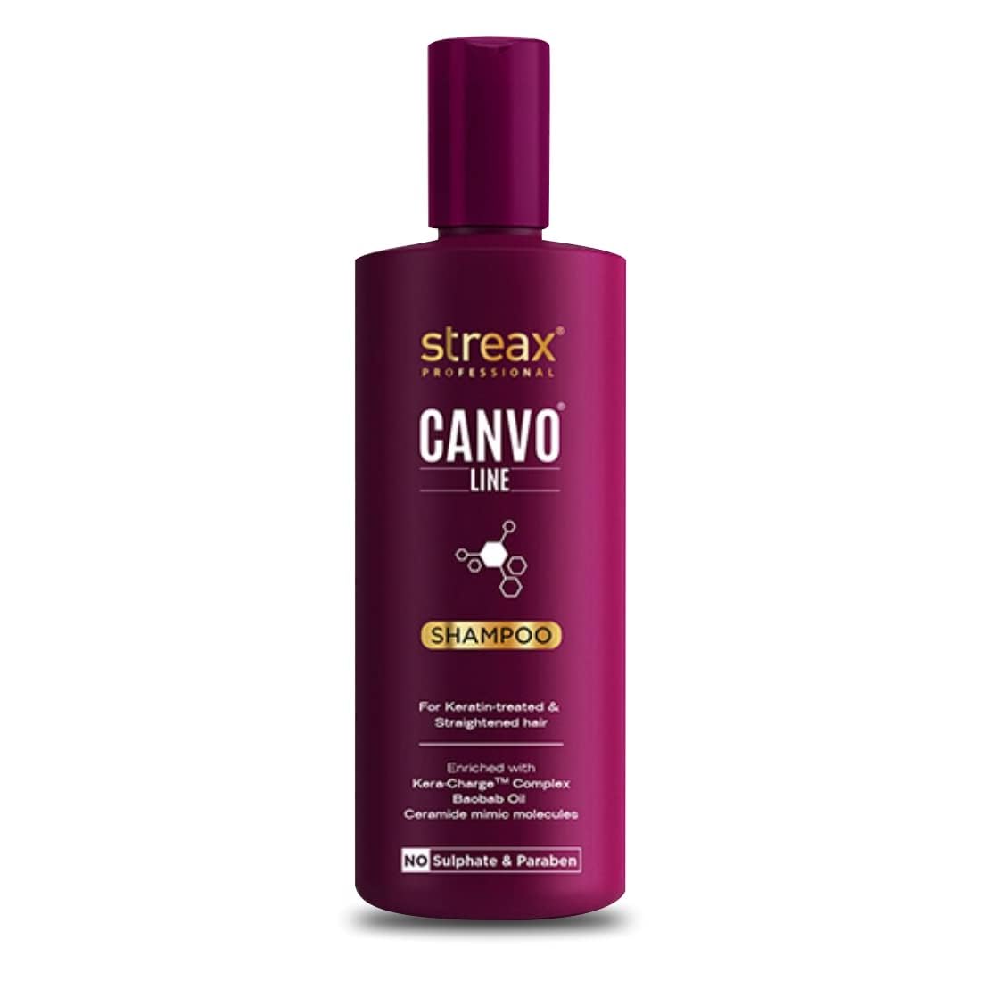 Streax Professional Canvoline Hair Care Combo (Streax Canvoline Shampoo 250 ml +Streax Canvoline Conditioner 250 ml) for Straightening Hair