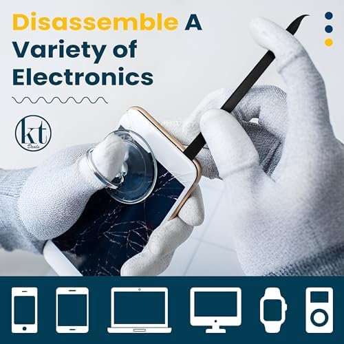 Spudger Pry Tool Kit Electronics Repair Opening Tools, Plastic & Metal Spudger Tool Kit, Prying Open Tool for Laptop, Cell Phone, Tablet, Computer Smartphones and Other Electronic Devices