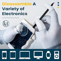 Spudger Pry Tool Kit Electronics Repair Opening Tools, Plastic & Metal Spudger Tool Kit, Prying Open Tool for Laptop, Cell Phone, Tablet, Computer Smartphones and Other Electronic Devices