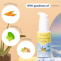 Little Rituals Natural Organic Baby SUNSCREEN Lotion Daily Use for Baby & Kids (0-15 years), SPF 50 PA++++ UVA/UVB/IR + DIGITAL Wi-Fi & Bluelight Protection| Hypoallergenic| SWISS Technology | 30 gm