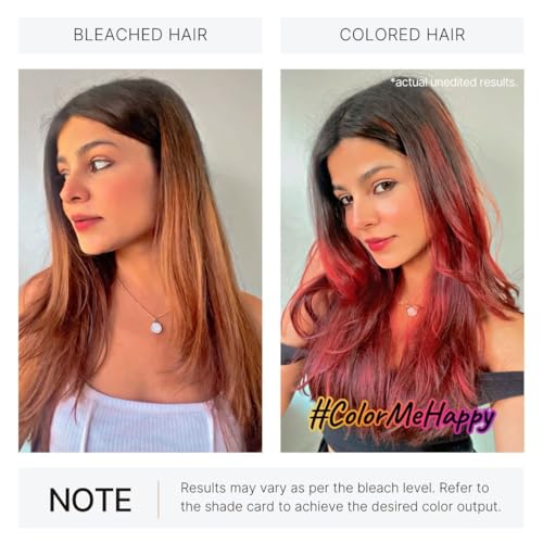 2.Oh! Italian- Red Hair Color DIY Kit | Semi Permanent Hair Color + Hair Bleach for Hair Color | Hair Highlights for Women & Men | Hair Bleach with Plex & Argan oil| Lightening Kit