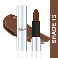 FLiCKA Tomato Bullet Matte Lipstick| Non-transfer Lipstick, Waterproof, Hydrating, Moisturizing, Upto 6Hrs, Shade 13, 4g