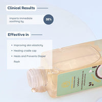 Little Rituals Coconut Baby Massage Oil for New Born - Certified Organic, Wood Cold-Pressed Baby Oil for Body, Skin & Hair, Prevents Diaper Rash, Pediatrician Approved, Mild, Gentle & Safe - 100 ML