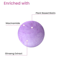 Earth Rhythm Biotin Shampoo Bar With Niacinamide, Ginseng | Restores Suppleness, Adds shine, Sulfate & Paraben Free, For rough & damage hair (Cardboard) - 80 gm