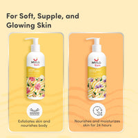 Mylo Veda Ubtan Body Lotion-275ml for Glowing Skin with the Goodness of Nalpamaradi Oil, Turmeric, Cocoa Butter & Shea Butter, Free from Parabens, Sulfates, Phthalates, Mineral Oil for All Skin Types