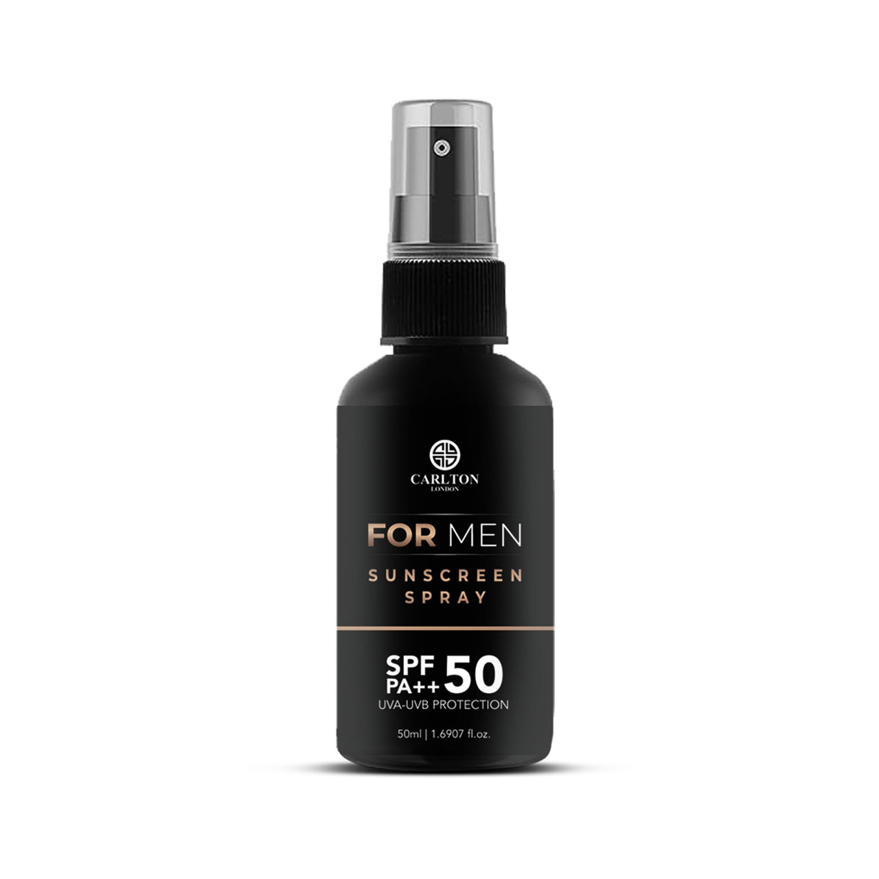 Carlton London Men SPF 30 Sunscreen Spray I Vegan No Paraben No Silicone No Mineral Oil Ii 1X50Ml Best For Men Boys And Husband For Normal Skin 1 Count