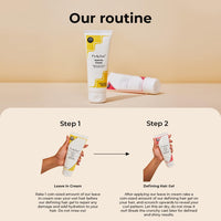 Fix My Curls Leave In Cream | Enriched with Jojoba Oil & Nigella Sativa Seed Oil| Curly And Wavy Hair Cruelty-Free Vegan Frizz Control Hydration