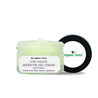 Organic Netra Ultra Ageless Under Eye Gel Cream | Enriched with Natural and Organic Ingredients with No Harmful Chemicals | Hydrates, Nourishes & Boosts Under Eye Skin- 25gm