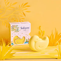 Softsens Kids Lucky Duck Grade 1 Soap| Infused Shea Butter & Milk Cream |Dermatologist Tested| Shape Soap (Pack of 4,75g each)