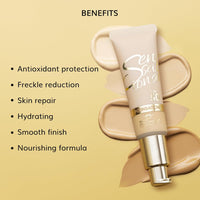 Daily Life Forever52 Sensational SPF 50+ Foundation (White Peach-04, 30ML) Enriched with Hyalorinic Acid. Niacinamide and Vitamin E| Upto 12Hrs Longlasting Radiant Finish