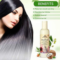 Moha:5 In 1 Hair Oil For Hair Growth & Hair Fall Reduction Coconut Oil, Almond Oil, Rosemary Oil, Wheatgerm Oil, Tea Tree Oil & Sesame Oil, All Hair Type Clinically Proven, 100 Ml