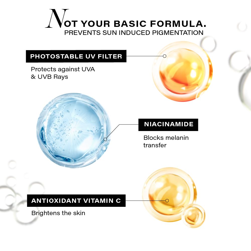 Novology SPF 50 PA++++ Tinted Sunscreen with Niacinamide for Pigmentation, Dark Spots and Acne Marks | Blends into Natural Finish | For All Skin Types | 50 g