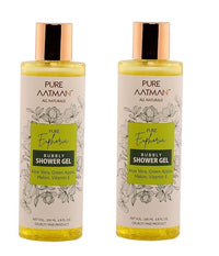 PURE AATMAN Bubbly body wash for women girls men ladies Nourishment | Energizes Senses and Refreshes Body Shower Gel (200ml) - (BUY 1 GET 1 FREE)