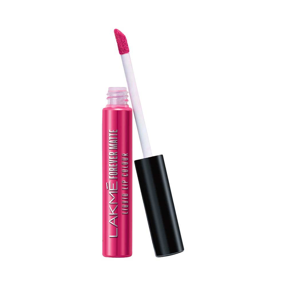 Lakmé Forever Matte Liquid Lip Colour, Wine Glow, 5.6ml & Lakmé Forever Matte Liquid Lip Colour, Pink Prom, 5.6ml