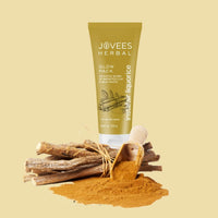Jovees Herbal Insta Fair Glow Face Pack for Brightens, Cleans Pores, Removes Blackheads and Dark Spots | Clay Face Mask for Glowing, Hydrates & Plumps Skin | For All Skin Types - 120gm