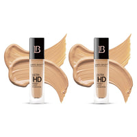 Lakyou Beauty Invisible Cover Foundation | Waterproof | Long Lasting | Light Weight | Shade-06(Pure Beige) | Pack Of 2