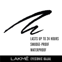 Lakmé Eyeconic Matte Kajal Pencil & Face It Compact, Black
