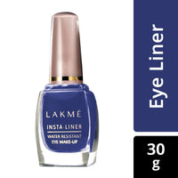 Lakmé Absolute Blur Perfect Makeup Primer, 30g And Lakmé Insta Eye Liner, Blue, 9 ml