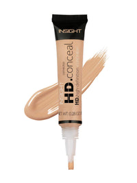 INSIGHT Cosmetics Pro Oil Matte Acne Prone Full Coverage Concealer Palette - Corrector, 15Gm & HD Full Coverage Concealer, Golden Sand-04, Pack Of 1