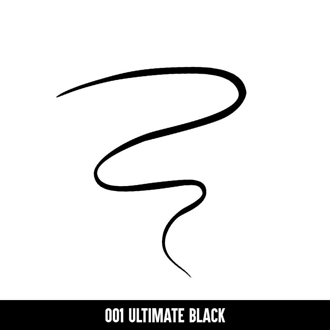 Colorbar Ultimate Eye Liner, Black, 1ml And Colorbar Just Smoky Kajal, Just Black, 1.2g