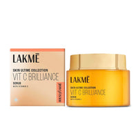 Lakmé 9To5 Vitamin C+ Scrub| Gentle Exfoliator | Removes Dirt & Impurities | Contains Licorice Extract & Walnut Shell Powder For Dry, Normal, Oily, Sensitive & Combination Skin| 50 G