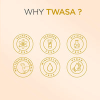 Twasa 24k Gold Pure Moisturizer For Oily & Dry Skin with Real Gold Flakes and Shimmer | Oil Free Glow Moisturizer For Face | Fast Absorbing Face Cream For Men & Women | Paraben Free | 50gm