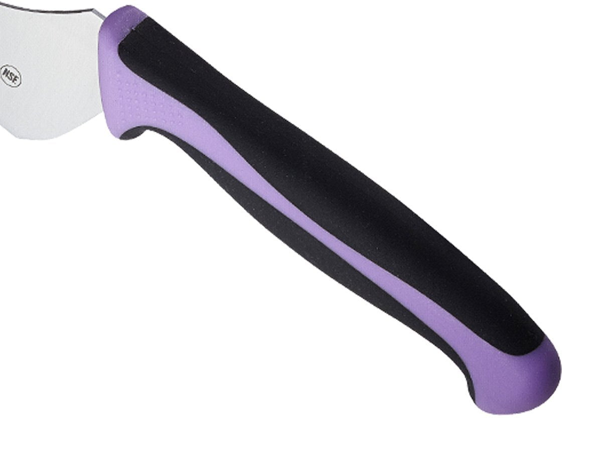 Mercer Culinary Millennia Colors Bread Knife, 9-Inch Offset Wavy Edge, Purple Offset Wavy Edge Bread Knife 9" Offset Bread Knife (Wavy Edge)