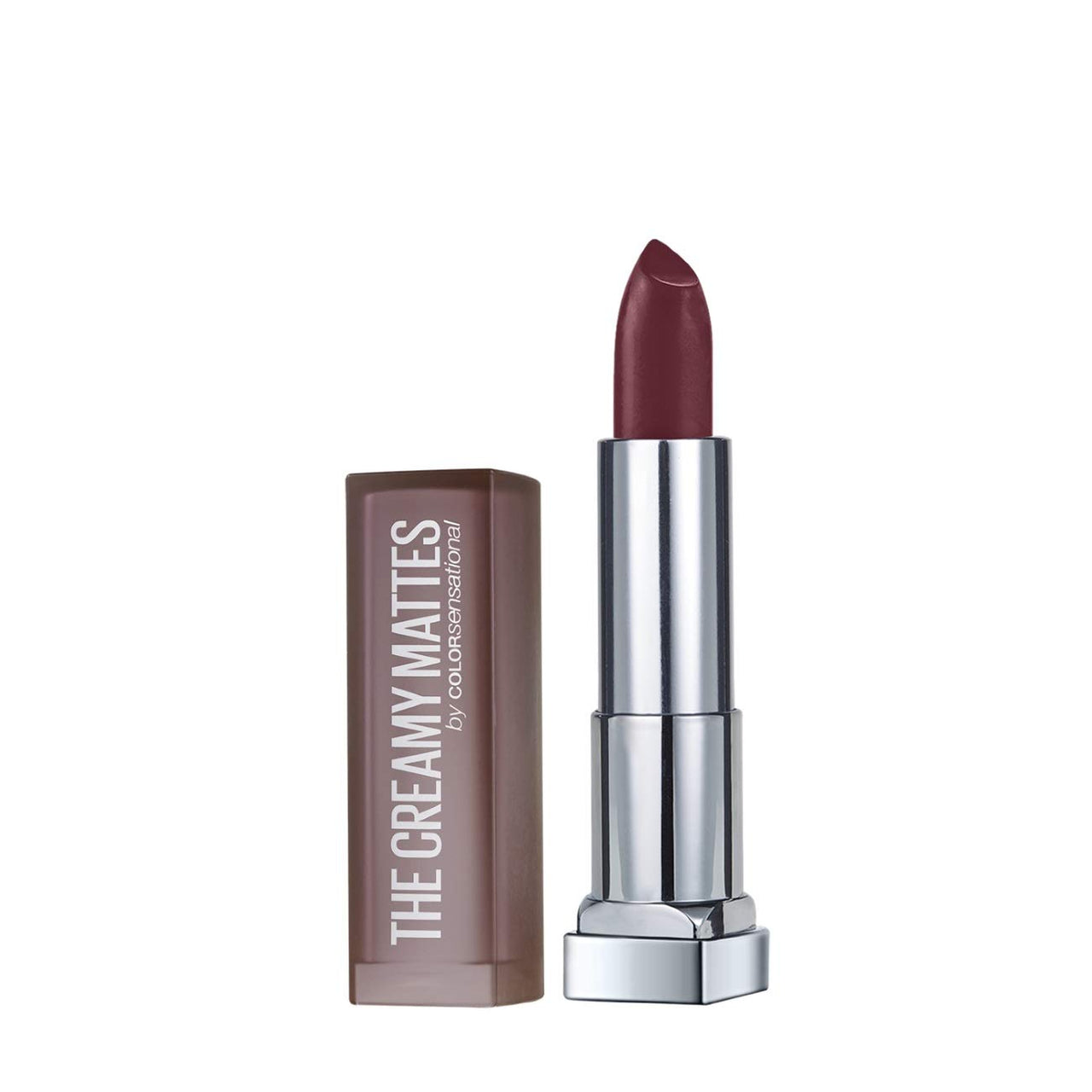 Maybelline New York Color Sensational Creamy Matte Lipstick, 696 Burgundy Blush, 3.9g and Maybelline New York Color Sensational Creamy Matte Lipstick, 680 Mesmerizing Magenta, 3.9g