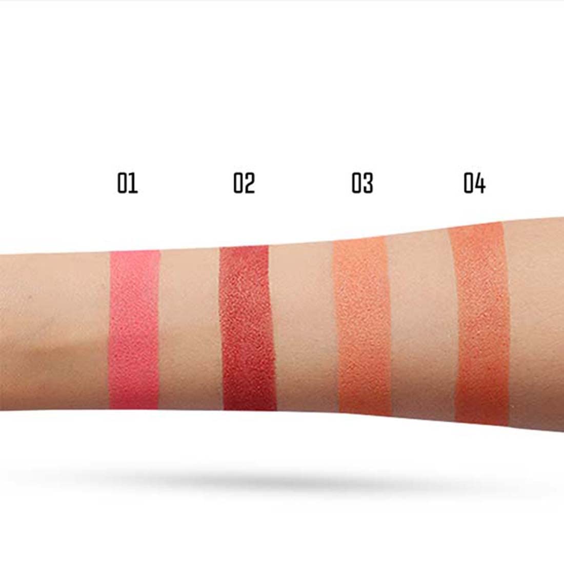 Charmacy Milano Cheek Enhancer (Pink 01) - 4 g, Light Weight, Blendable, Natural Look, Sunkissed Effect, Velvet Soft Pressed Powder, Smooth Application, Vegan, Cruelty -Free, Toxin-Free