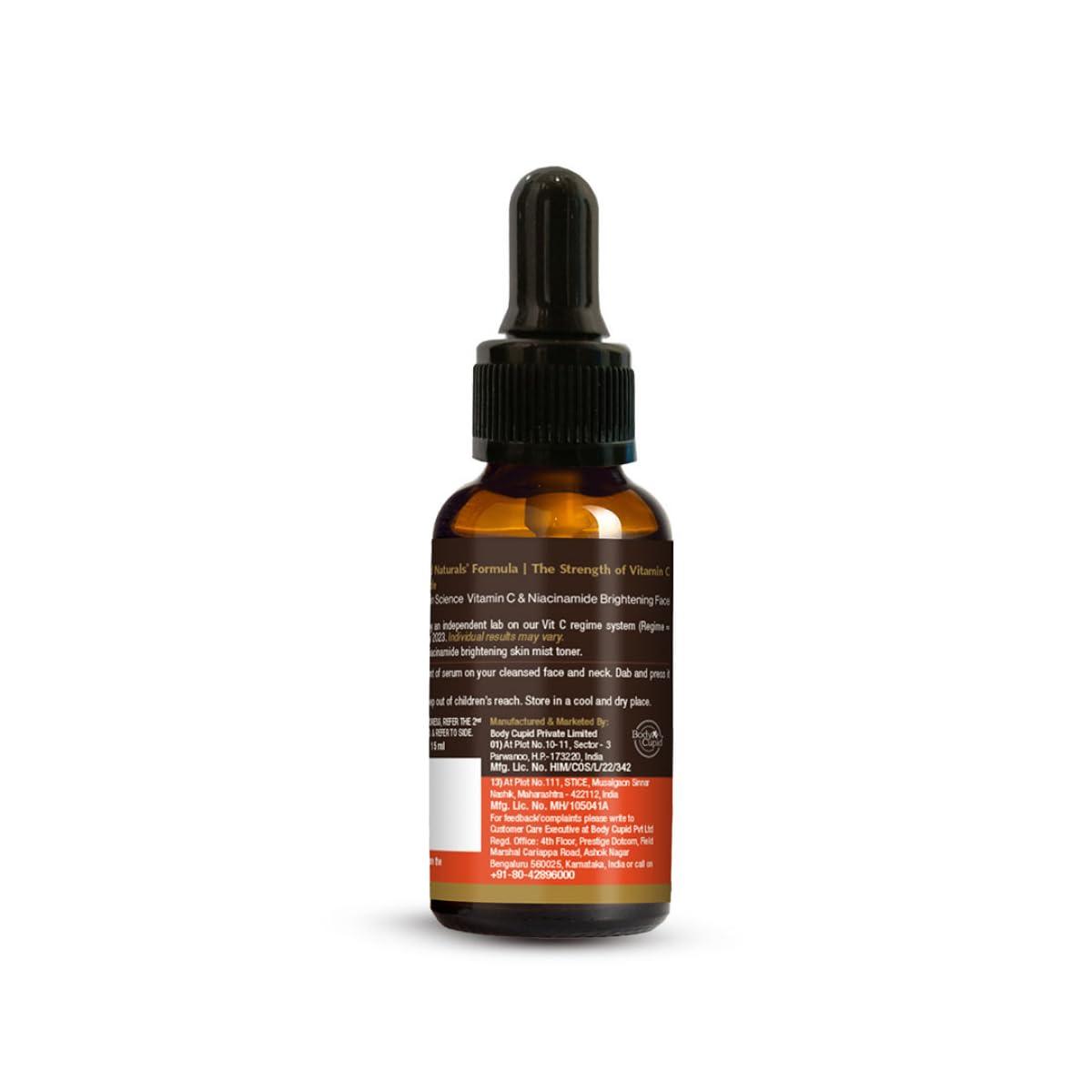 WOW Skin Science Brightening 20% Vitamin C Face Serum | Boost Collagen and Elastin for Anti aging, Skin Repair | For Dark Circles, Fine Lines | Glowing Skin | Hydrates | 15 ml