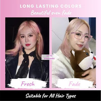 2.Oh! Italian- Pastel Pink Hair Color For Women & Men | Ammonia-Free DIY Semi Permanent Hair Color | Enriched with Argan Oil | Lasts upto 6-8 Washes (Pack of 2)