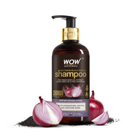 WOW Skin Science Caffeine Face Serum - Quick Absorbing - OIL FREE - Anti-Aging & WOW Skin Science Red Onion Black Seed Oil Shampoo with Red Onion Seed Oil Extract Combo