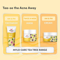 Mylo Care Tea Tree Face Cream 50g with Tea Tree, Neem & Basil Extracts