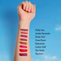 LoveChild Masaba Lush Creme Lipstick (Maroon), Moisturizing Satin Finish with Ceramides & Shea Butter, Lightweight, Long-Lasting & Ultra-Smooth, Perfect Shades for Indian Skin Tones, Cloud Burst 3.5g