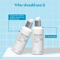 The Face Shop White Seed Brightening Face Lotion with Niacinamide & Vitamin B | For Dark Spots, Dullness & Acne Scars| Suitable for Normal, Oily, Dry, Combination Skin | Sulphate & Paraben Free, 145ml