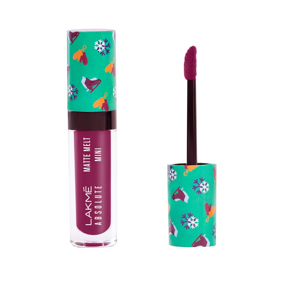 Lakmé Liquid Lipstick Brown Souvenir (Matte) & Lakmé Liquid Lipstick Magenta Rhythm (Matte)