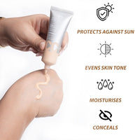 Forever52 Daily Life Color Correcting Full Coverage CC Cream for Normal Skin | Conceals Dark Spots and Blemishes (Blonde - 001)